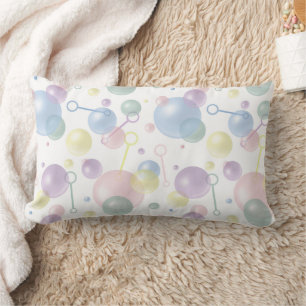 Cute Colourful Bubble Pattern Lumbar Pillow