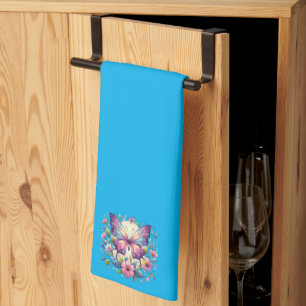 Cute, colourful butterfly kitchen towel
