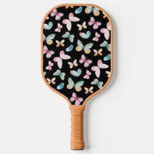 Cute Colourful Butterfly Pattern Pickleball Paddle