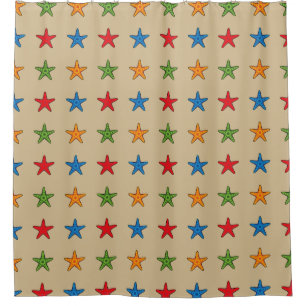 Cute Colourful Cartoon Starfish Set