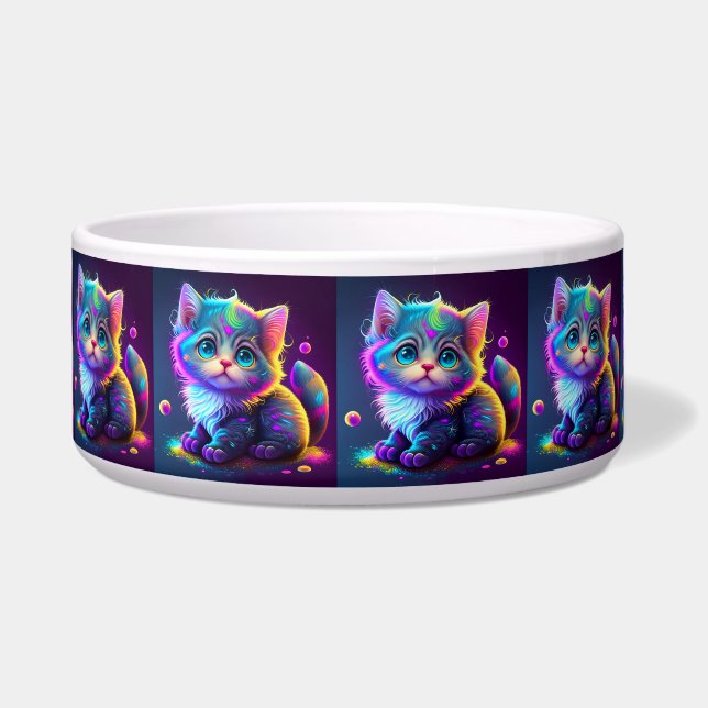 Cute Colourful Cat Digital Artwork-79827 (Front)