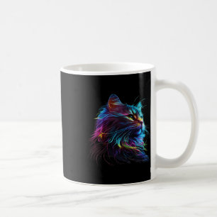 Cute Colourful Cat For Kitten Lovers Art Kitty Cat Coffee Mug