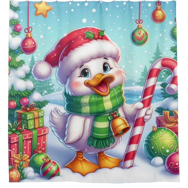 Cute Colourful Christmas duck (Front)