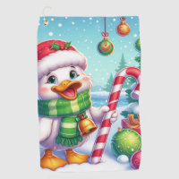 Cute Colourful Christmas duck