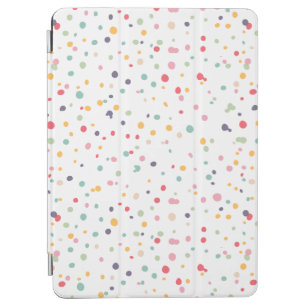 Cute Colourful Confetti Dots Pattern iPad Air Cover