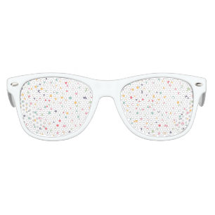 Cute Colourful Confetti Dots Pattern Kids Sunglasses