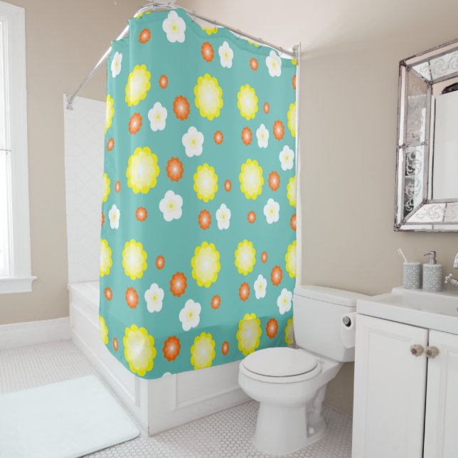 Cute colourful Daisy flower pattern (In Situ)