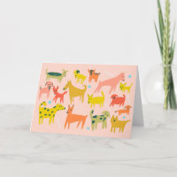 Cute Colourful Dogs CUSTOM ANNIVERSARY