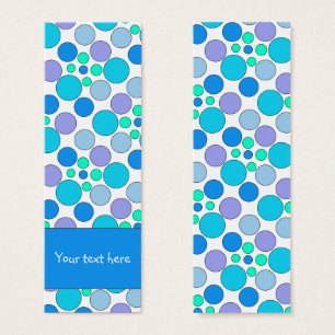 Cute colourful doodle dot design Bookmark