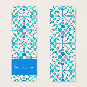 Cute colourful doodle dot design Bookmark