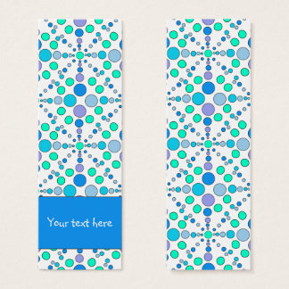 Cute colourful doodle dot design Bookmark