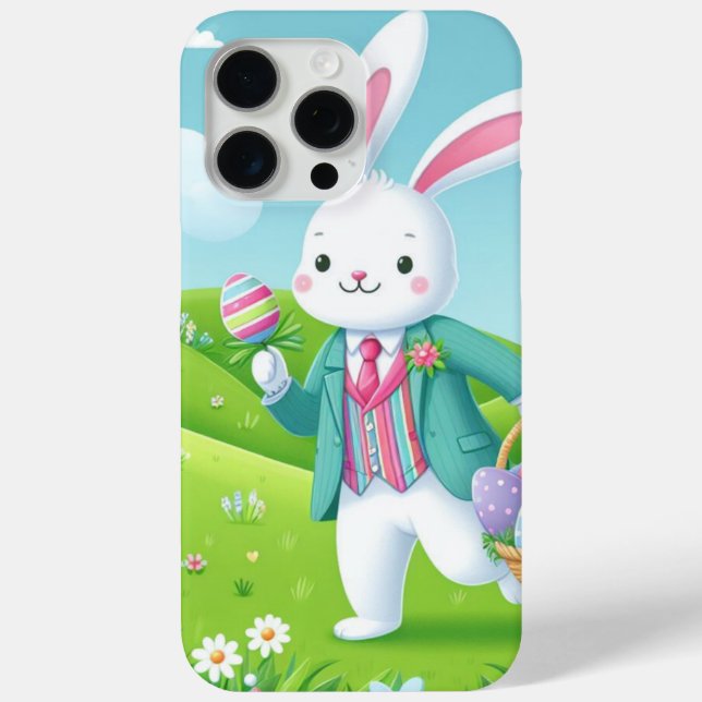 Cute, colourful Easter bunny Case-Mate iPhone Case (Back)