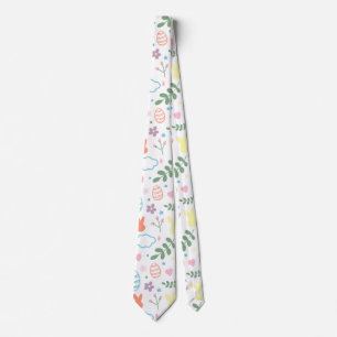 Cute Colourful Easter Tie