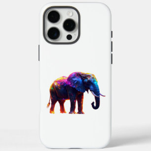 Cute Colourful Elephant iPhone 16 Pro Max Case
