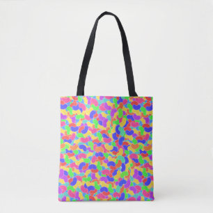 Cute Colourful Epic Jellybeans Candy Fun Design  Tote Bag