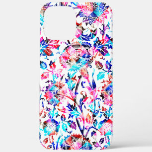 Cute colourful floral design iPhone 12 pro max case
