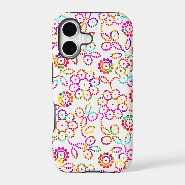 Cute colourful floral pattern (Back)