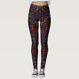 Cute colourful floral pattern  leggings