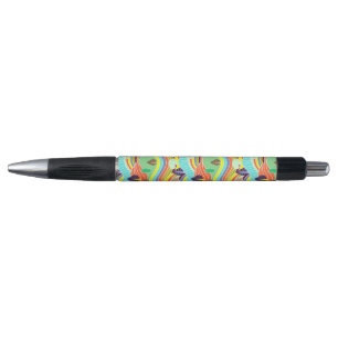 Cute colourful forest patterns pen