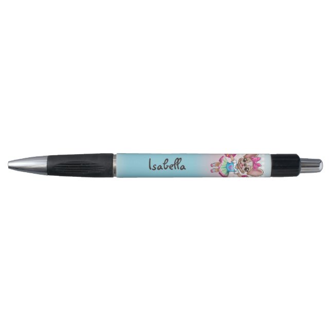 Cute Colourful Frenchie Pawsitive School Spirit Pen (Front)