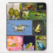 Cute, Colourful Frogs Mousepad!