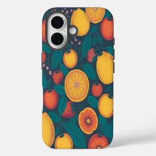 Cute Colourful Fruit Pattern – Fun Summer Design  iPhone 16 Case