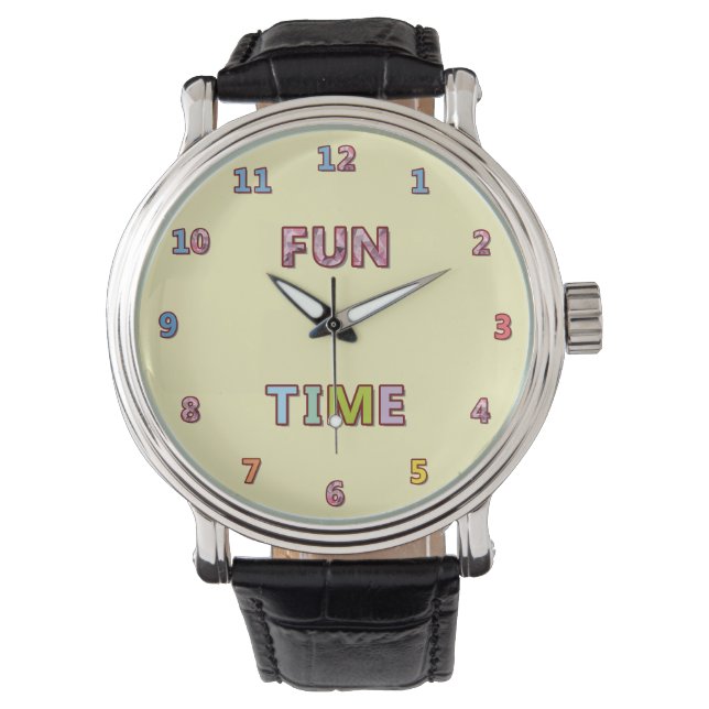 Cute & Colourful Fun Time Watch (Front)