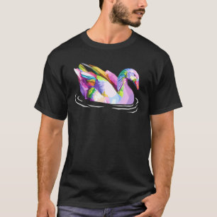 Cute Colourful Goose For Birds Or Gooses T-Shirt