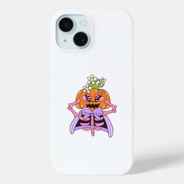 Cute & Colourful Halloween Bones Case-Mate iPhone Case (Back)