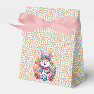 Cute,  & colourful Hawaiian/tropical Easter bunny Favor Box