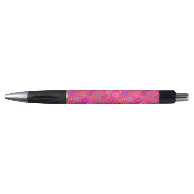 Cute Colourful Heart  Pen (Front)