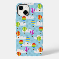 Cute Colourful Hot Air Balloons Pattern