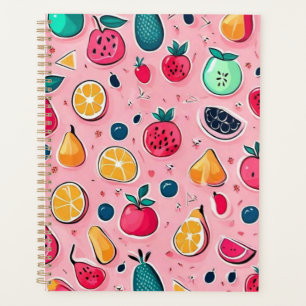 Cute colourful ice cream cones  planner