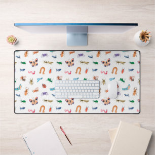 Cute Colourful Insect Pattern Desk Mat