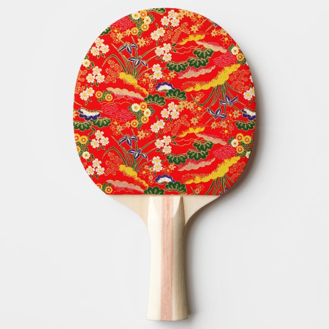 Cute colourful japanese floral patterns Case-Mate  Ping Pong Paddle (Front)
