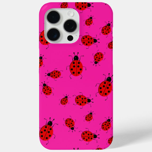 Cute colourful ladybugs clip art Case-Mate iPhone  Case (Back)