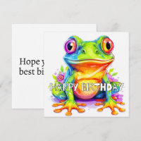 Cute Colourful Little Froggie