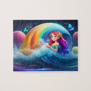 Cute Colourful Little Mermaid Jigsaw Puzzle