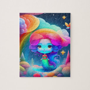 Cute Colourful Little Mermaid Jigsaw Puzzle