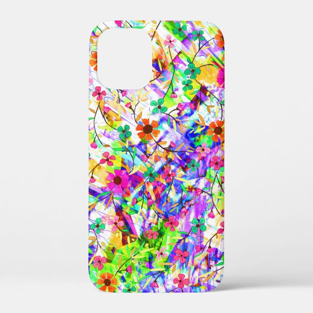 Cute colourful magic summer flowers Case-Mate iPhone case (Back)