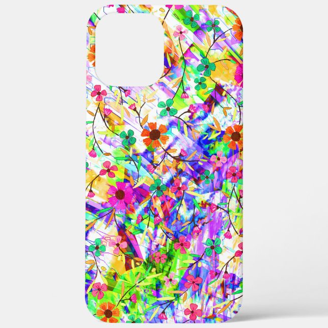 Cute colourful magic summer flowers Case-Mate iPhone case (Back)