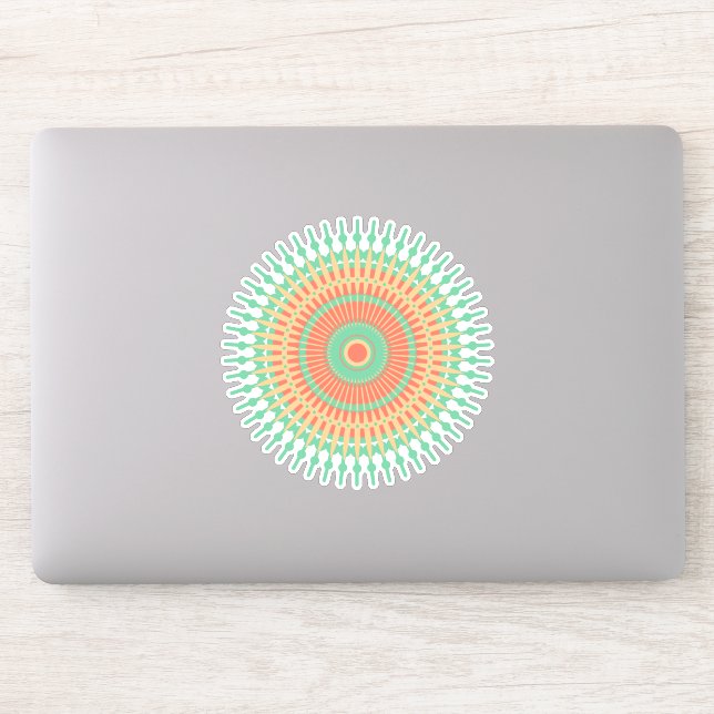 Cute colourful Mandala art (Computer)