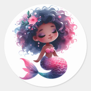 Cute Colourful Mermaid Stickers