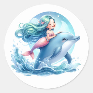 Cute Colourful Mermaid Stickers