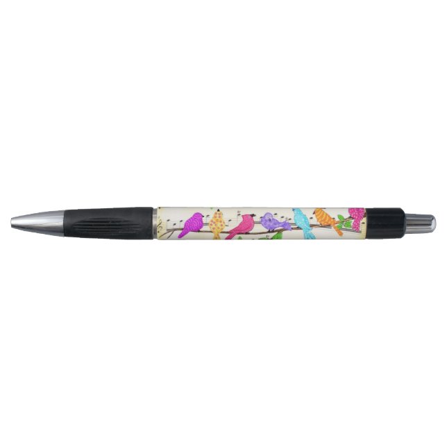 Cute Colourful Musical Birds Symphony - Happy Song Pen (Front)