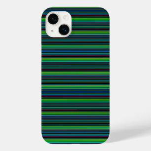 Cute colourful neon stripes Case-Mate iPhone 14 plus case