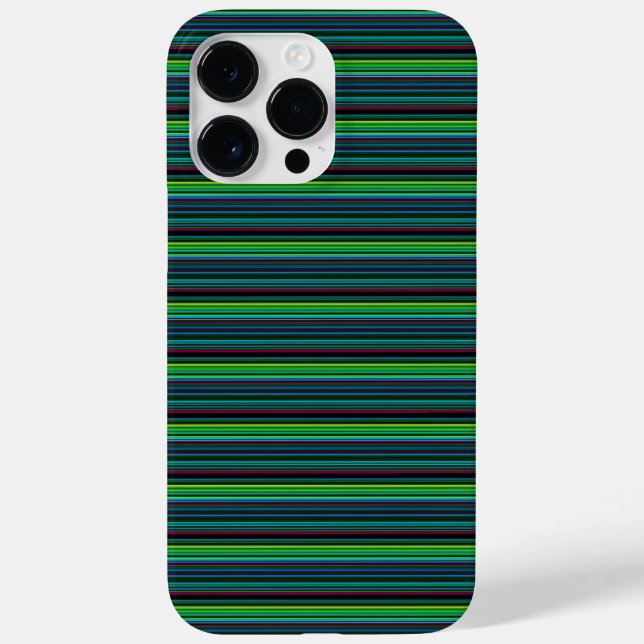 Cute colourful neon stripes Case-Mate iPhone case (Back)