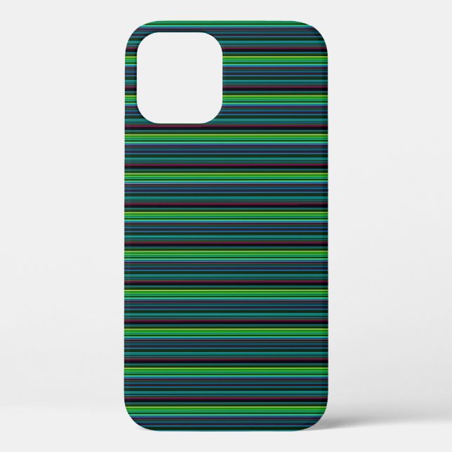 Cute colourful neon stripes Case-Mate iPhone case (Back)