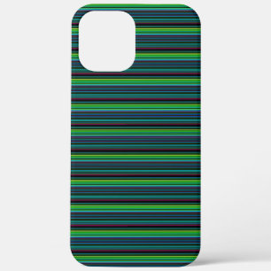 Cute colourful neon stripes iPhone 12 pro max case