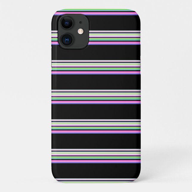 Cute colourful neon stripes Case-Mate iPhone case (Back)